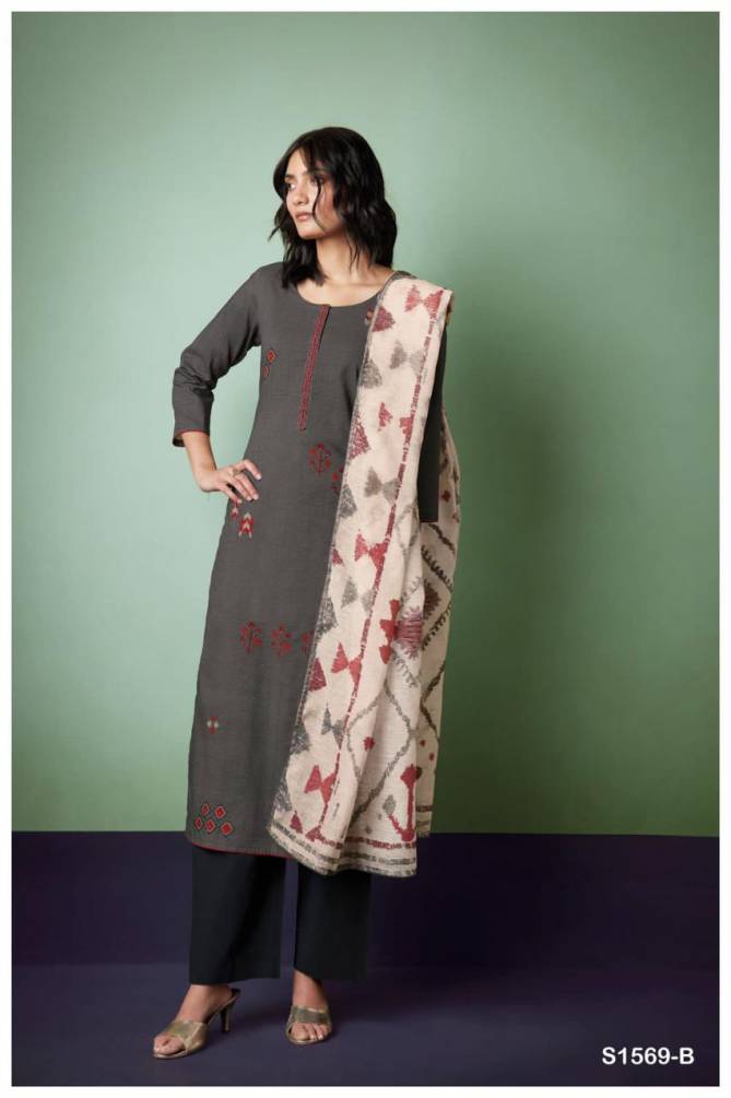 Ganga Malika S1569 Wholesale Cotton Salwar Suit Catalog